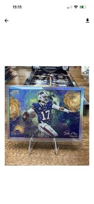2025 Topps Chrome Cosmic Josh Allen Stars In The Night SSP #STN-12 Bills