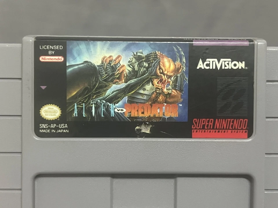 Aliens Vs. Predator (SNES) Authentic-Tested- Good Condition-USA Version - Image 4 of 4