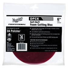 Meguiars Soft Buff 6 Foam Dual Action Hook-and-loop Cutting Pad Meguiars Soft Buff 6 Foam Dual Action Hook-and-loop Cutting Pad