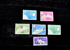 PARAGUAY   1965  SATELLITES  S 895-899  + CHURCHILL S 889    MNH
