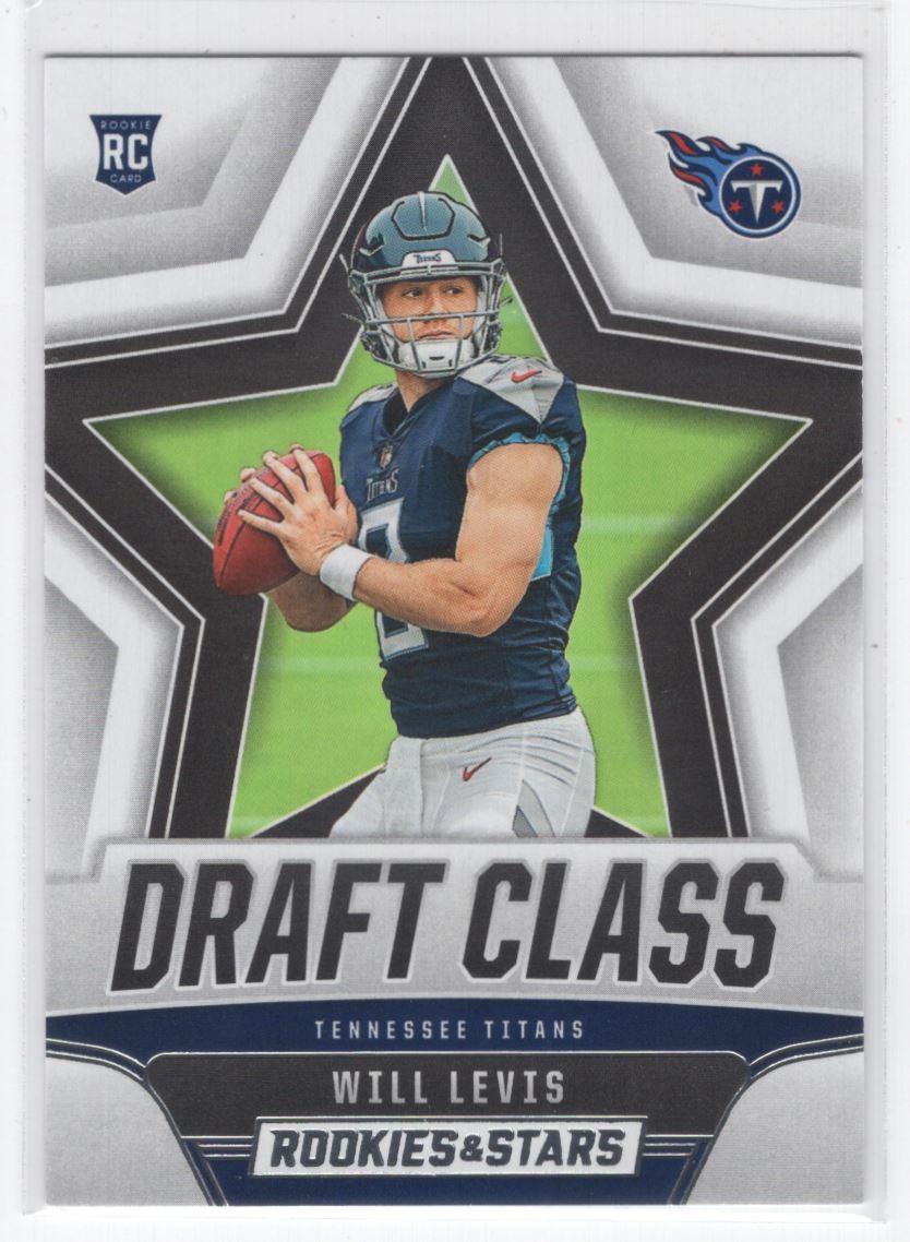 2023 Panini Rookies & Stars Draft Class Will Levis Rookie Tennessee Titans