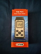 TIS PV1 Solar Irradiance Power Meter ? High Accuracy Solar Panel Tester ? NEW 