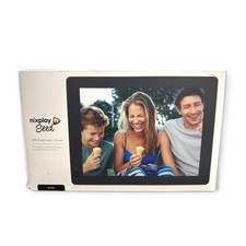 Black Nixplay Seed 10 Inch Widescreen WiFi Cloud Digital Photo Frame CIB