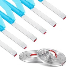 16Ft Chrome Car Trim Strip Self-Adhesive Chrome Tape Chromes Window Trim