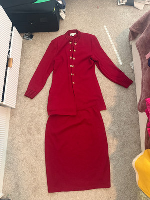 Vintage St. John Collection Santana Knit 2-Piece Skirt Suit