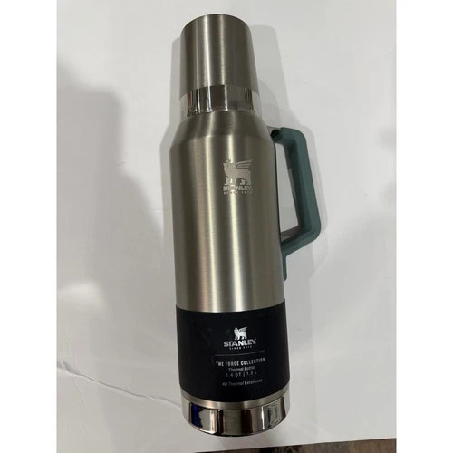 Stanley Forge Collection Thermal Bottle - 1.4 QT/1.3 L Black Stainless Steel