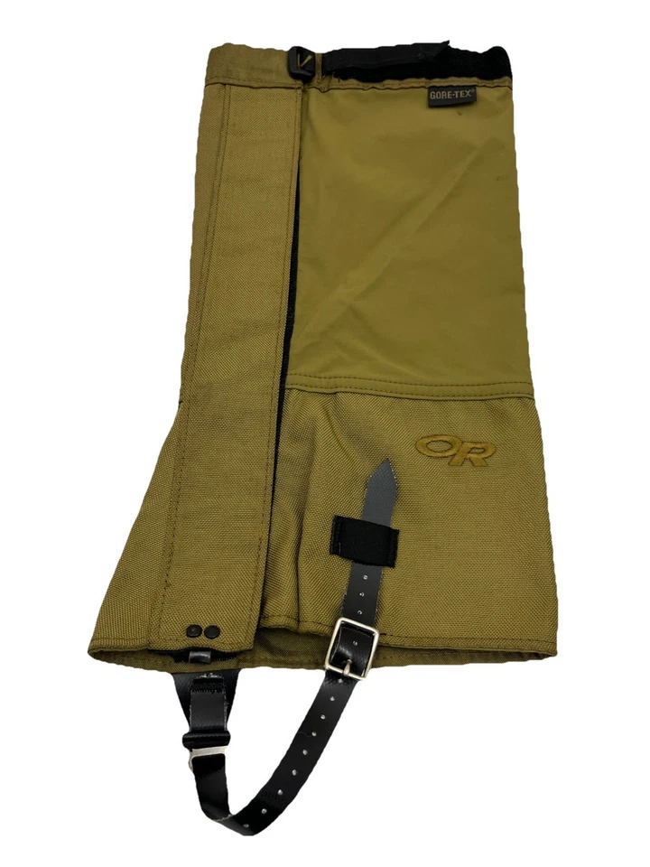 US Military Issued Outdoor Research Expedition Boot Gaiters, Coyote SIZE Medium - Image 2 of 4