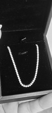 Damen Tennis Armband 750 Weißgold 18kt Brill...
