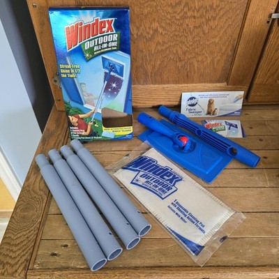 Windex Outdoor All In One Glass & Window Cleaner Tool Starter Kit Open Box