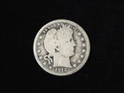 1912 Barber Silver Quarter Good+ 130501
