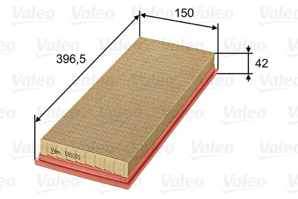 Valeo Luftfilter 585093 Filtereinsatz FüR Gbp Bnp Ford Cougar Mondeo Bfp Bap 1 2-image