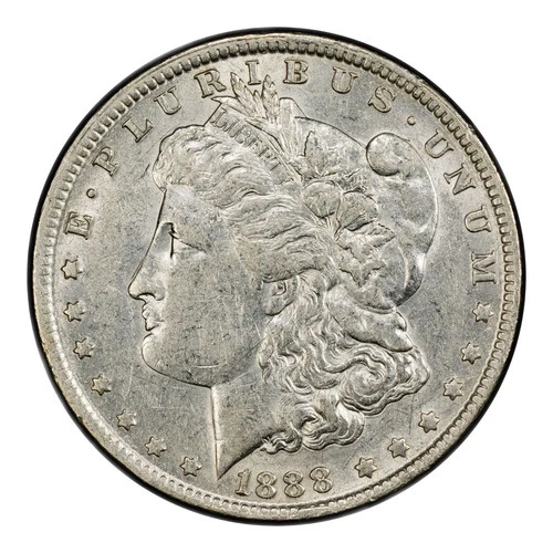 1888-O Morgan Dollar PCGS AU-53 “Hot Lips” Doubled Die Obv