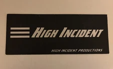 Vtg. 1996 High Incident On Set Parking Pass Short-Lived Cop Drama DreamWorks ABC
