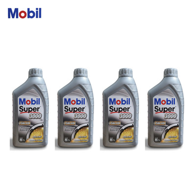 4 L Mobil Super 3000 X1 5W40 Engine Oil VW 502.00 505.00 MB 229.3 PSA B71 2296