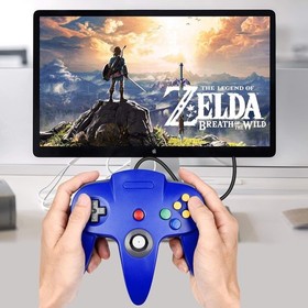 Plug and Play N64 Wired Controller - Compatible with Windows, Mac, Linux