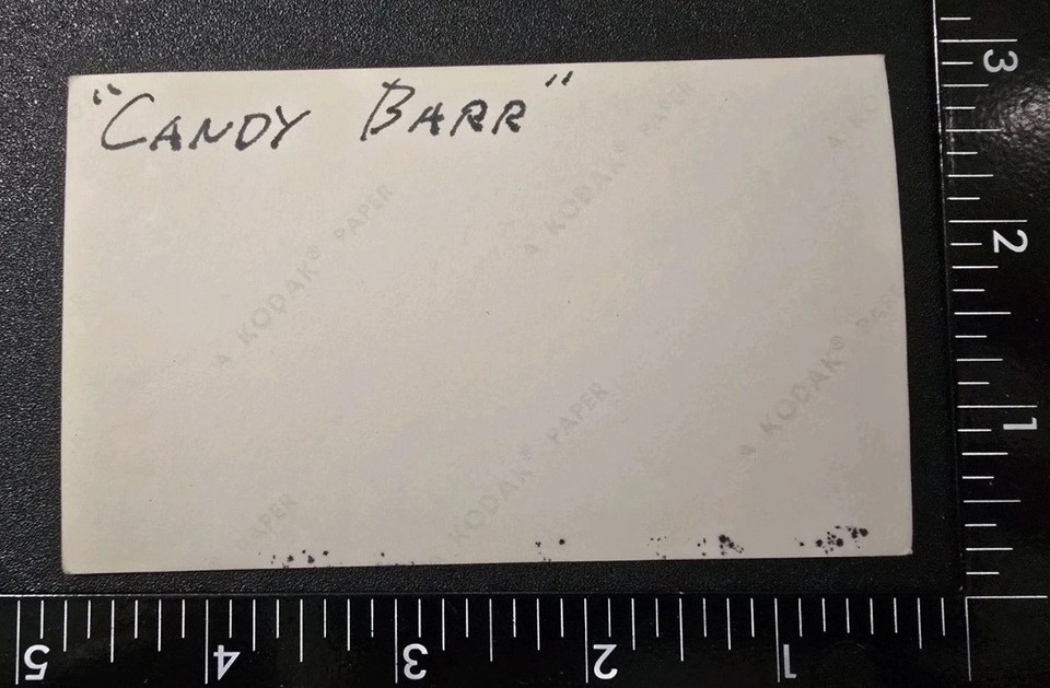 1958 DALLAS MUG SHOT OF CANDY BARR *THE FIRST PORN STAR* MAFIA MICKEY