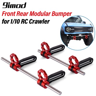 RC Bumper Adjustable Front Rear Modular Bumper for 1/10 LCG TRX4 TRX6 SCX10 Car