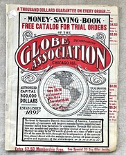 CATALOGUE original ancien début 1900 GLOBE ASSOCIATION grossiste de Chicago