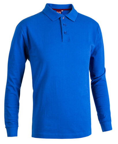 Polo manica lunga Uomo 100% Cotone Piquet Casual E Lavoro MYDAY Taglie Forti SC - Foto 9 di 15