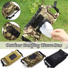 Outdoor Canvas Wet Tissue Box Paper Towel Wet Wipes Dispenser Hanging Storage