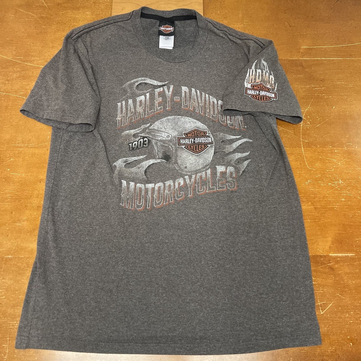 Harley Davidson Shirt Mens Large Gray Short Sleeve Kentucky | eBay