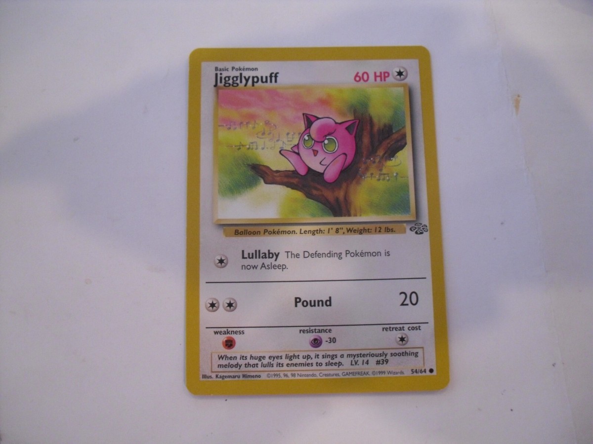 Jigglypuff 54/64 1st Edition - Jungle Set - Pokemon Card T | eBay