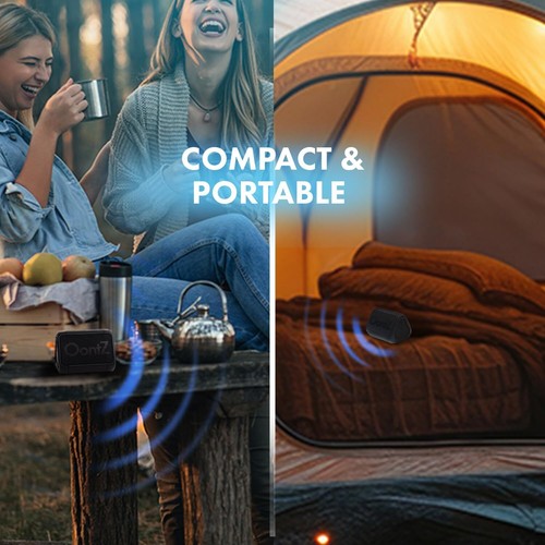 Bluetooth Portable Speaker, 5 Watts, 10Hrs Playtime, IPX5 Waterproof- Black - Picture 6 of 11