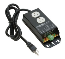Lowell RPC-15-S 6' Remote Power Control w/1 Duplex Outlet and Surge Protection