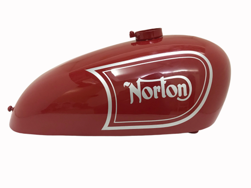 Réservoir De Carburant Brut En Acier Pour Moto Norton P11, N15, Matchless G15 - Acerbis - Neuf