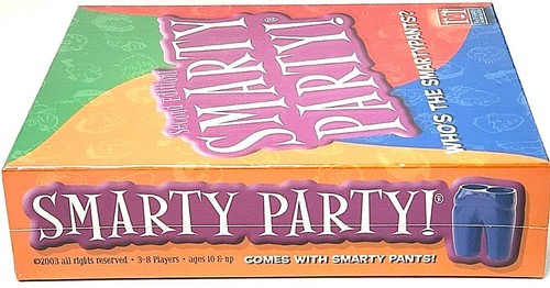 ¡FIESTA INTELIGENTE! Juego Fun Family Party Trivia Questions Edades 10+ NUEVO Y SELLADO 2003 - Imagen 10 de 10