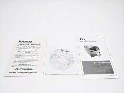 Intermec 946-001-002 Printer Companion CD, PX4i Quick Start Guide, Cleaning Card