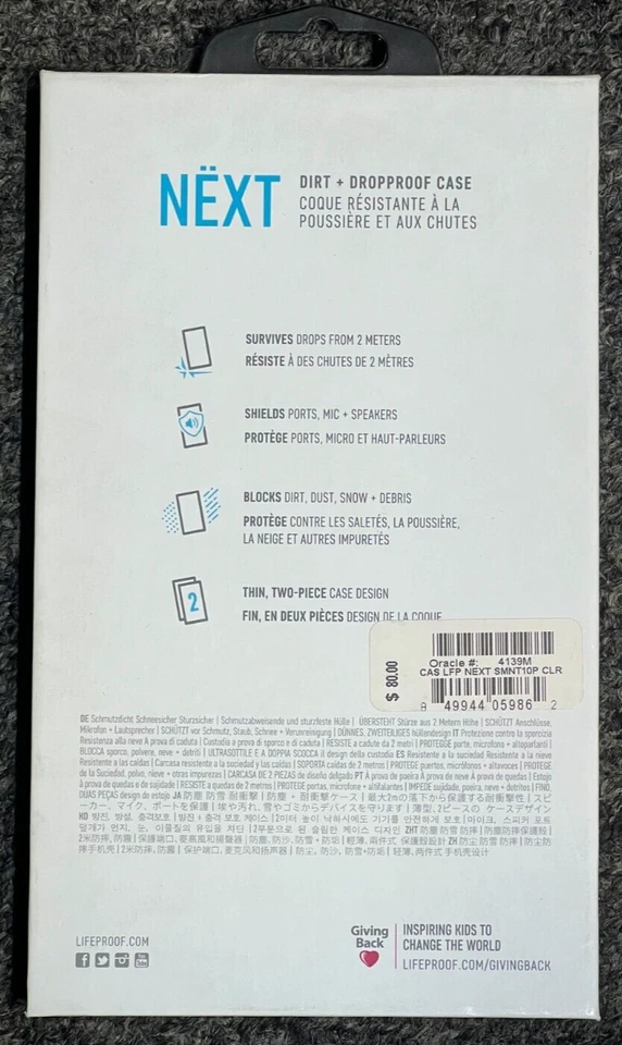 Funda LifeProof Next para Samsung Galaxy Note10+ Negra/Transparente Foto 2 de 3