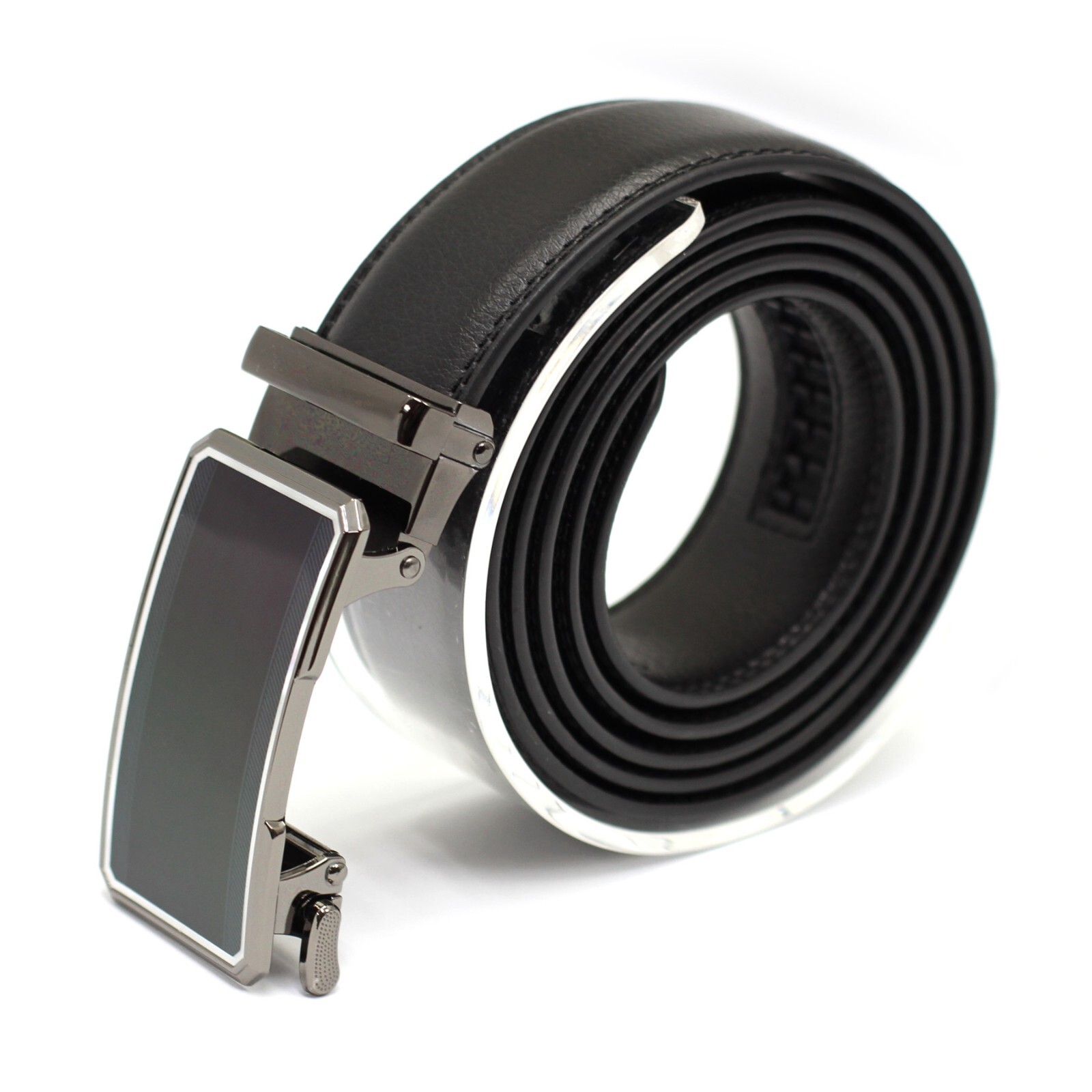 Luxury Men's Genuine Leather Automatic Buckle Belts Waist Strap Belt