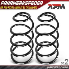 2x Federn Fahrwerksfeder Vorderachse für Ford Focus II Cabriolet 2.0 TDCi 06-10