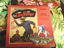 Vintage Lone Ranger Wind Up Tin Toy Schylling