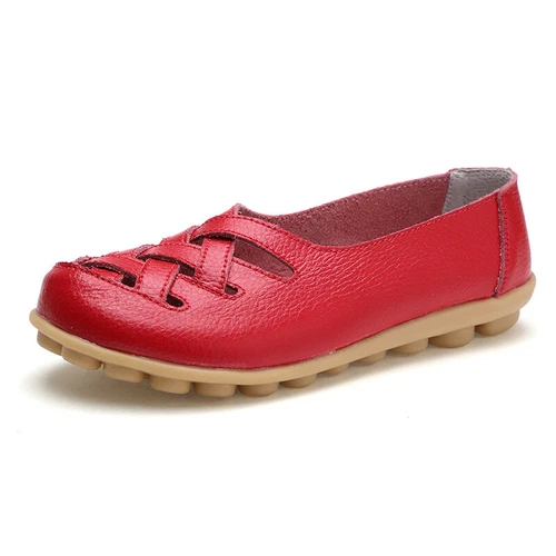 UK Women Ladies Slip On Leather Comfy Work Summer Casual Loafers Shoes Sizes $ - Picture 13 of 36