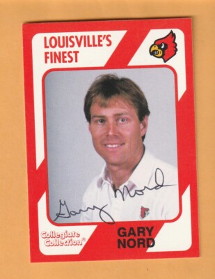 Gary Nord Louisville Cardinals AUTO Signed 1989 Card UTEP Miners 9Z