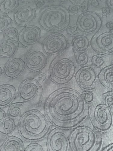 LinenSource Blue Twin Coverlet Bedspread Scallops Portugal Cotton VTG - Picture 11 of 13