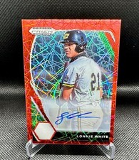 Lonnie White 2021 Prizm Draft Picks #PDP64 Pink Velocity Prizm Auto 