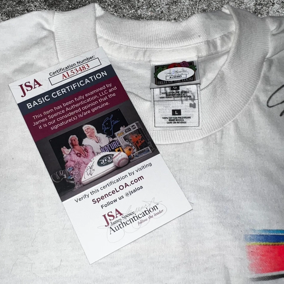 Jeff Gordon DUPONT SPORTS IMAGE #24 NOS signed T-Shirt SUPER RARE JSA COA - Image 4 of 4