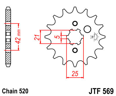 NEW YAMAHA KAWASAKI 12T JT FRONT SPROCKET JTF569.12 CHAIN