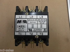 M&A 24V COIL DEFINITE PURPOSE CONTACTOR # 14231, 50/60 Hz