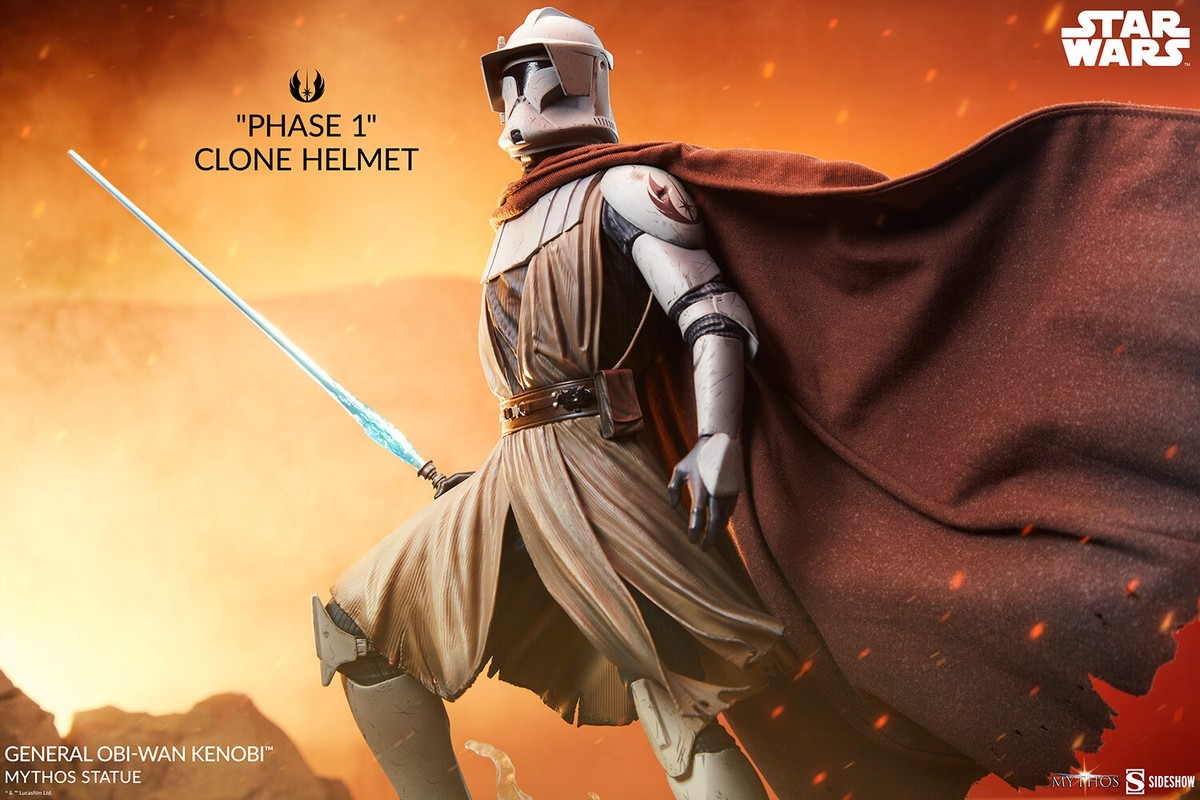 SIDESHOW General Obi-Wan Kenobi Star Wars Mythos Statue MINT