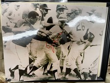 JOHNNY CALLISON PHILLIES AUTOGRAPHED 1964 ALL STAR GAME WINNING HOME RUN 11x14