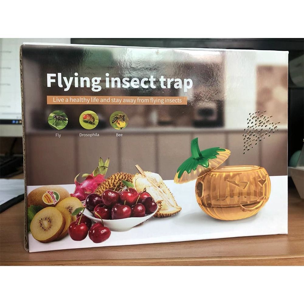 NonToxic Pumpkin Shaped Gnat Killer Fly Killer Fly Catcher Fruit Fly