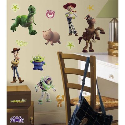 Wall Sticker 34 Pc Toy Story 3 Buzz Woody Friends Children Room
