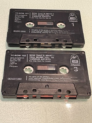 Now That's What I Call Music 10 - Double Cassette Tape Album - 1987 Virgin/EMI - Picture 5 of 6