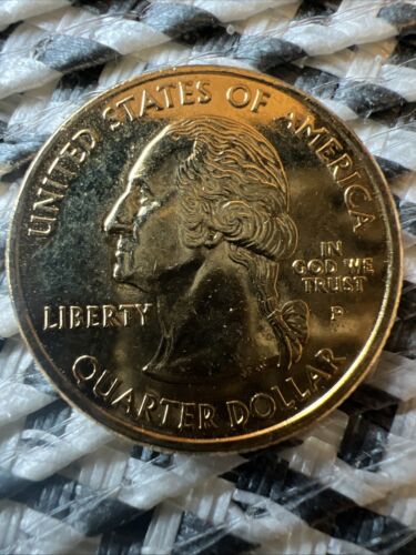 2005 P KANSAS QUARTER / GOLD PLATED / CHEAP / VERY NICE / CHECK IT OUT /WOW / #3 - Picture 3 of 12