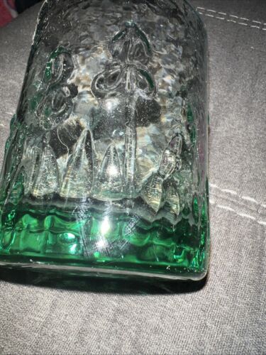 Libbey IRIS SPANISH GREEN Tumbler/Whiskey Glasses~ 6 1/2" and 4" VTG Handblown - Picture 2 of 5