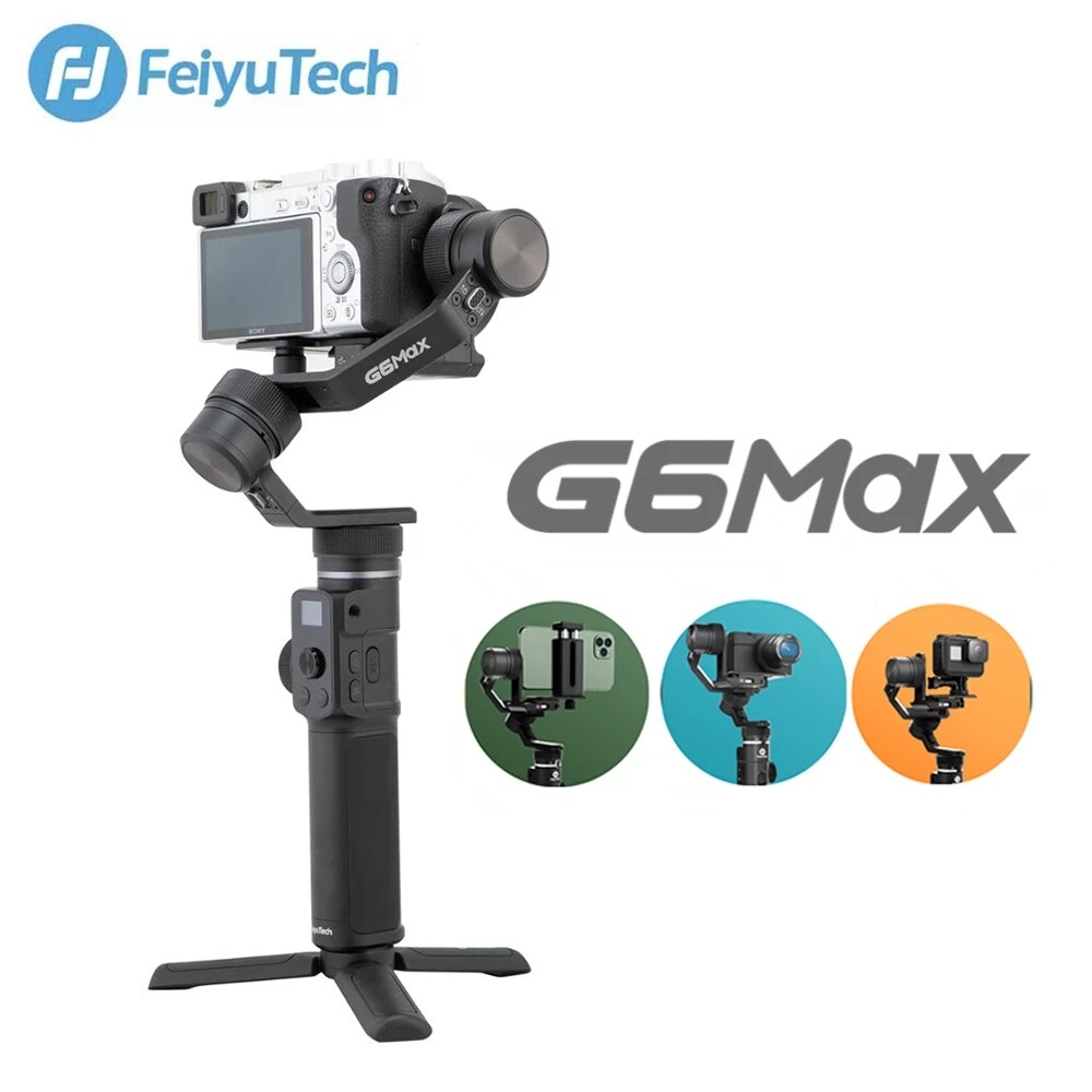 FeiyuTech G6 Max 3-Axis Gimbal Stabilizer for Gopro Mirrorless